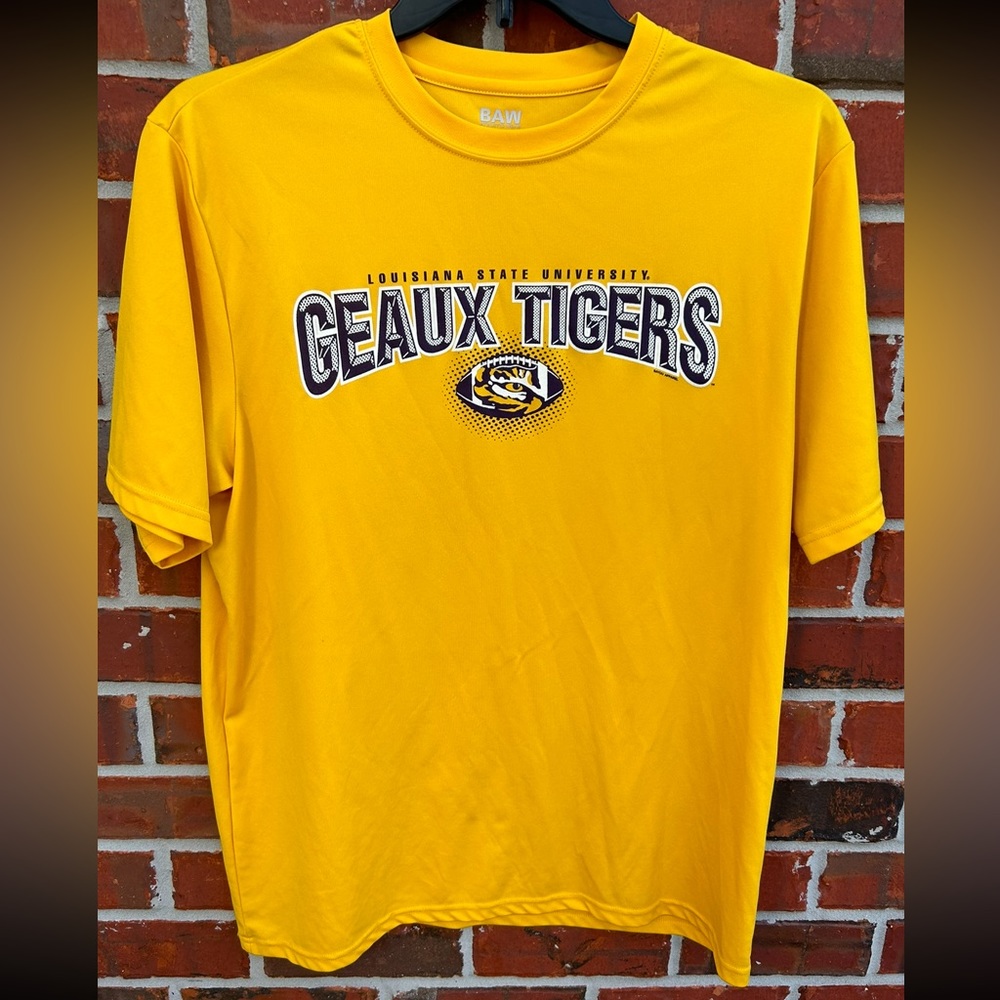 Louisiana State University LSU Geaux Tigers XL BAW Athletic Wear Short Sleeve T - Picture 5 of 6